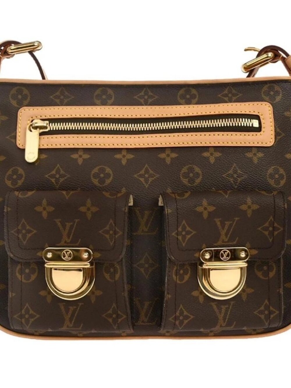 Louis Vuitton Monogram Hudson GM Shoulder Bag M40045 VI0016 126584